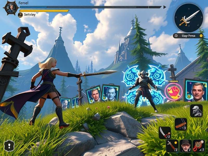 Fennel Legendary Warrior Team Combat Fennel Legendary Warrior group battle scene