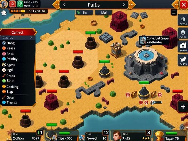 Strategic Map View in Golconda Fort Champions Golconda Fort Champions gameplay screenshot showing strategic map view