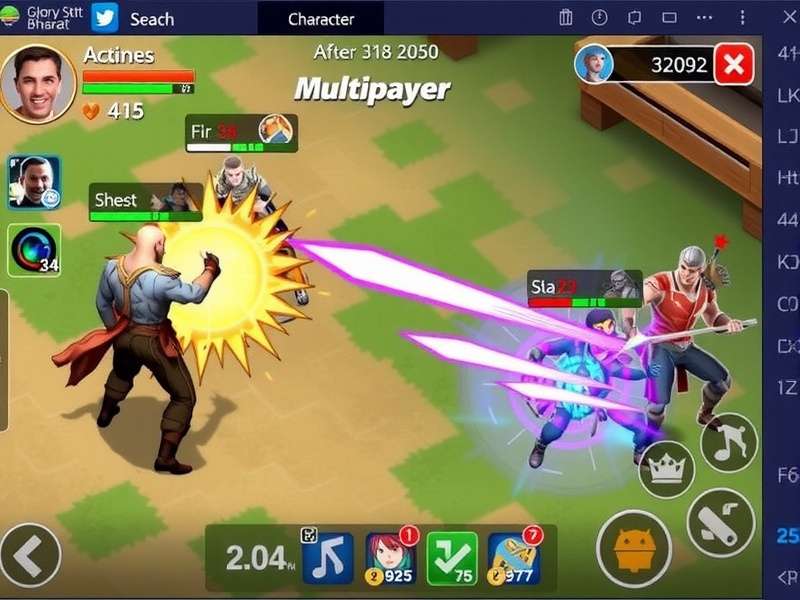 Glory Strike Bharat Blitz Dynamic Gameplay Glory Strike Bharat Blitz gameplay screenshot showing character action