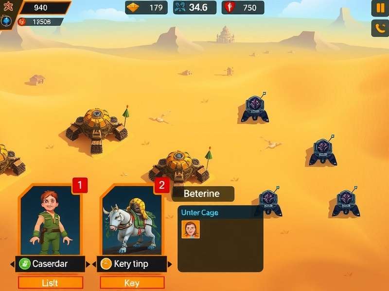 Advanced Strategy in Sandy Surge Dominator Sandy Surge Dominator strategy map showing unit placements