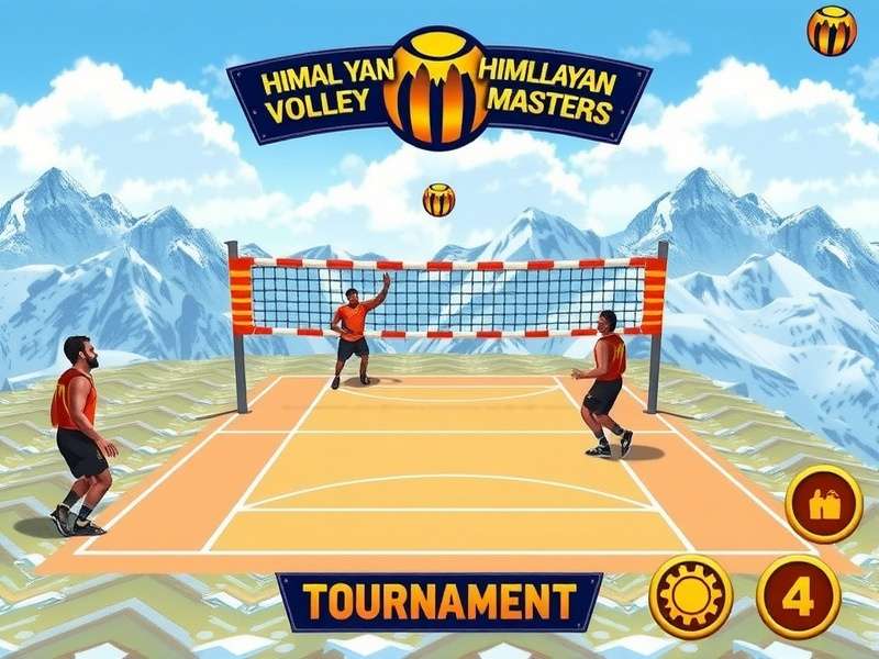 Himalayan Volley Masters - Player Customization Options Himalayan Volley Masters character customization screen