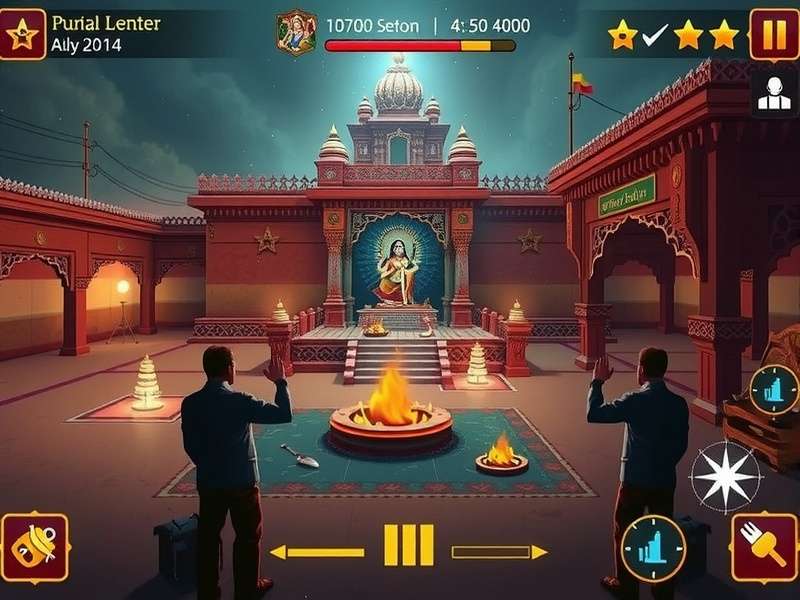 Durga Devotion Place Mobile Experience Durga Devotion Place mobile interface