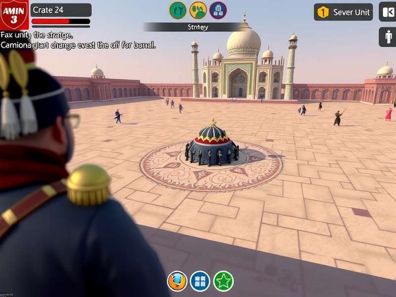 Amritsar S Honor Guard gameplay screenshot showing ceremonial guard change
