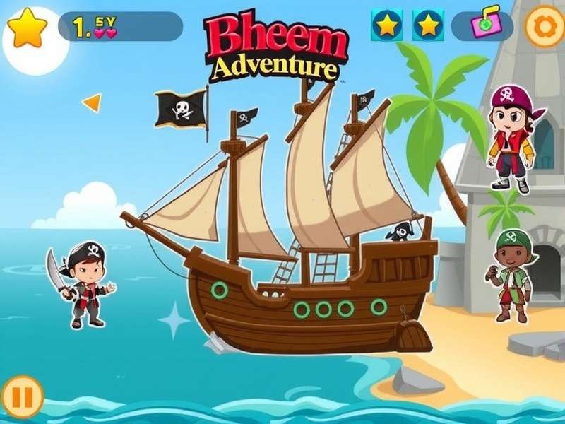 Bheem Pirate Adventure Gameplay Bheem Pirate Adventure gameplay screenshot
