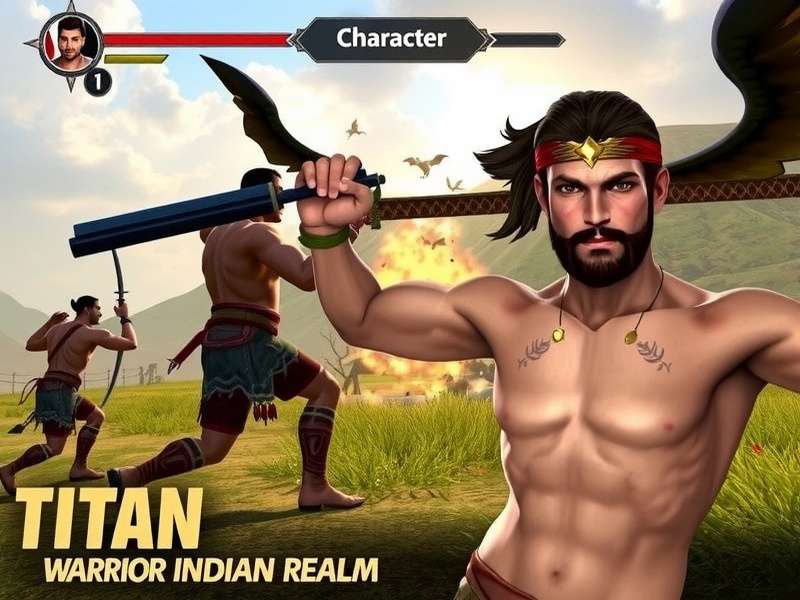 Titan Warrior Raid Encounter Titan Warrior Indian Realm raid battle against mythical creature