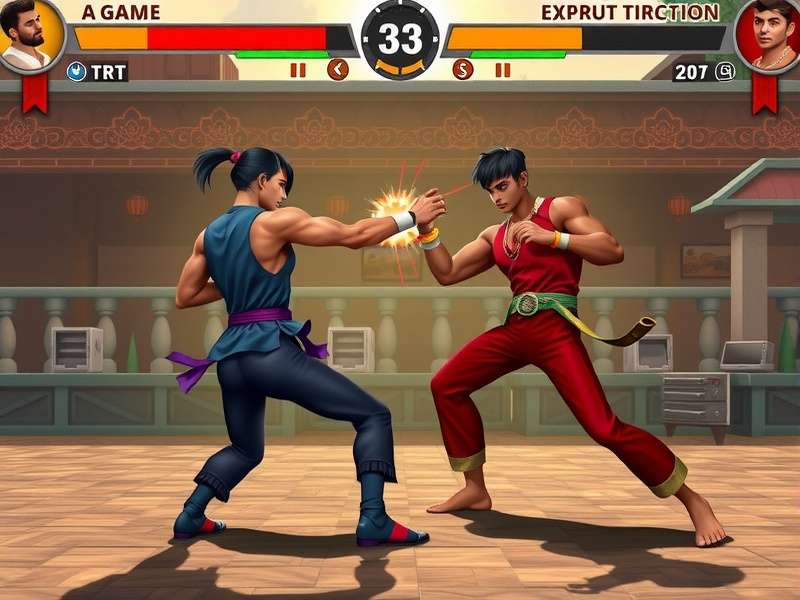Kerala Kick Vanquisher Gameplay Kerala Kick Vanquisher gameplay screenshot showing martial arts combat