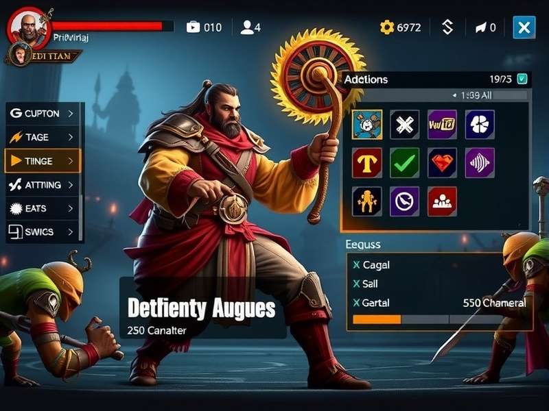 Extensive Character Customization in Prithviraj Mace Titan Elite Prithviraj Mace Titan Elite character customization screen