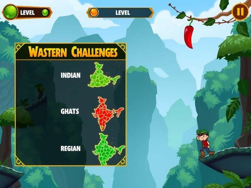 Chilli Trek Master Western Ghats Level Chilli Trek Master Western Ghats level with rainforest environment