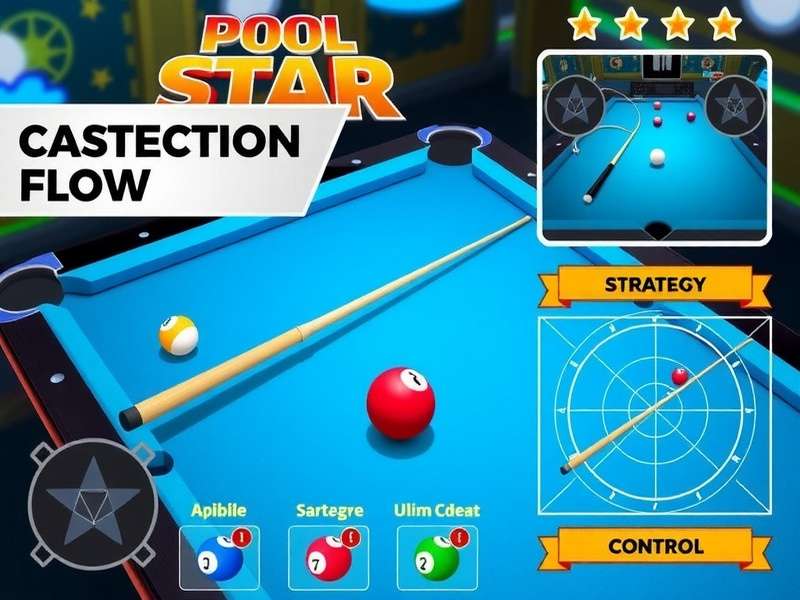Delhi Pool Star Gameplay Interface Delhi Pool Star gameplay screenshot showing realistic pool table and intuitive controls