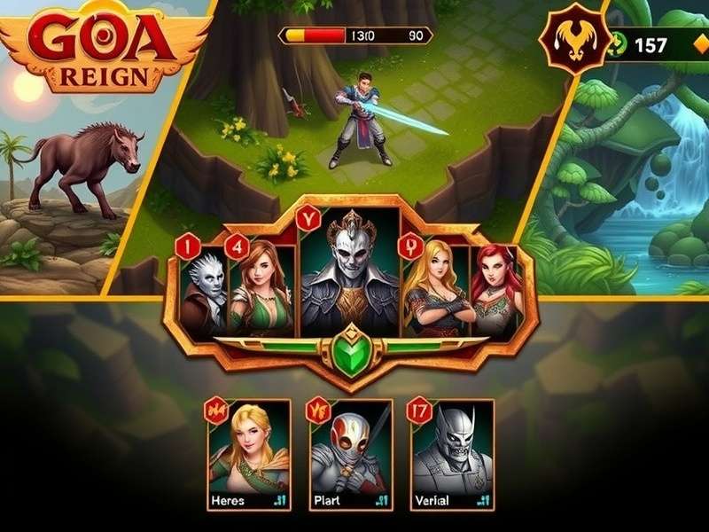 Goa Warrior Reign - Character Roster Goa Warrior Reign character lineup showing main heroes and villains