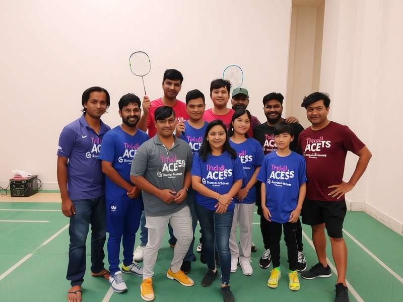 Team Training and Practice India Badminton Aces Training Session