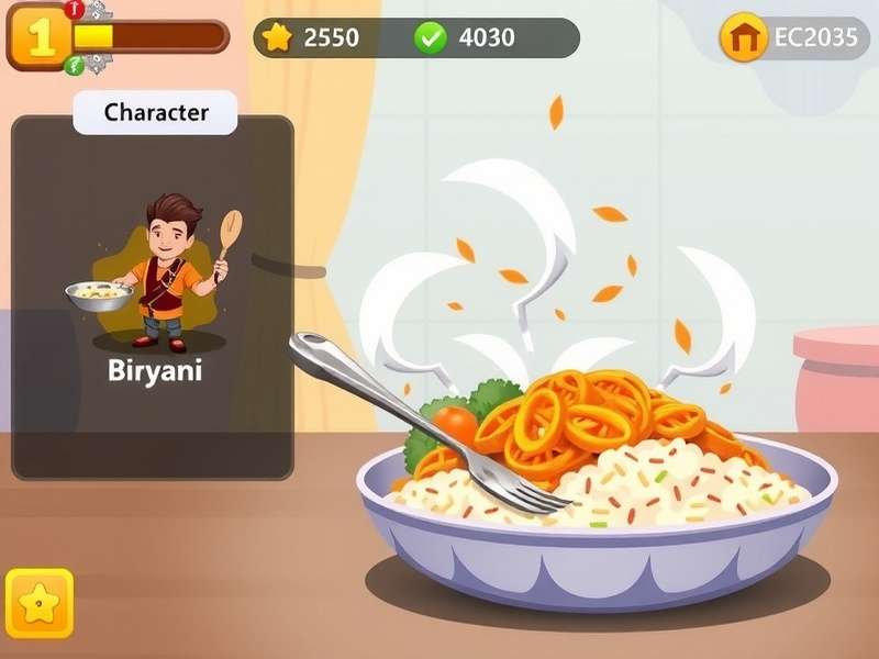 Customize Your Chef in Biryani Elite Dash Biryani Elite Dash character customization screen