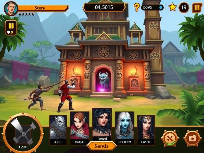 Goa Warrior Reign - Story Narrative Goa Warrior Reign story scene showing characters and dialogue