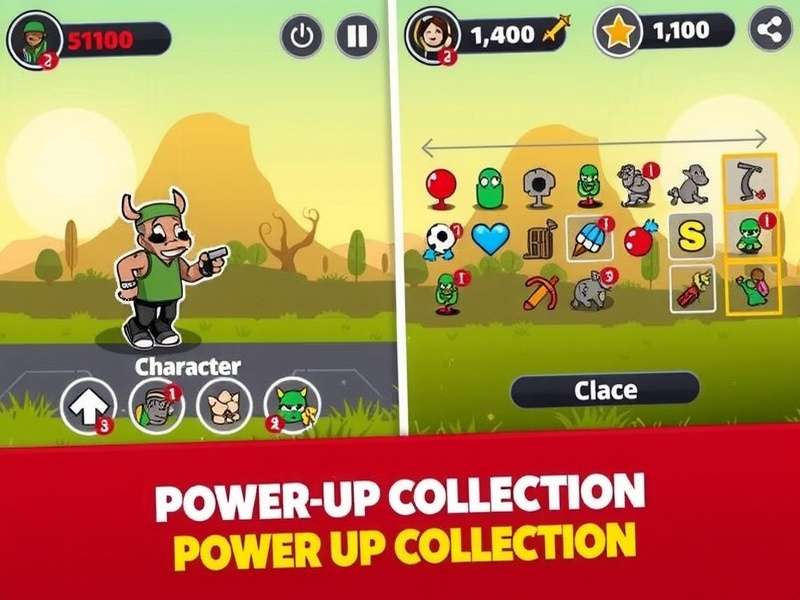 Raipur Rhino Run Blitz Power-ups Power-up collection in Raipur Rhino Run Blitz