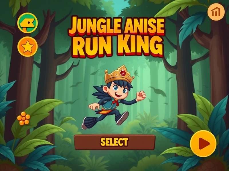 Character Selection in Jungle Anise Run King Jungle Anise Run King character selection screen