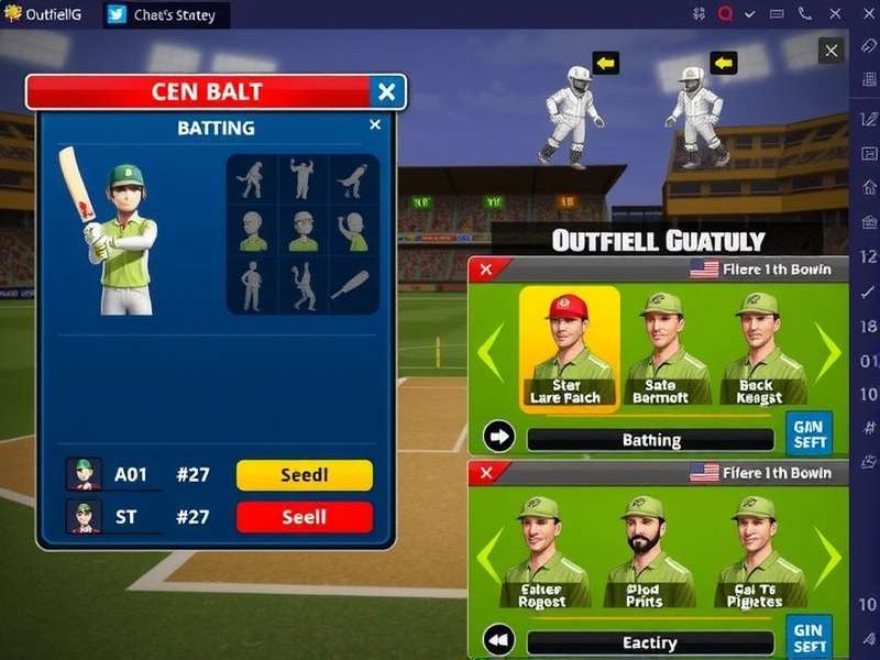 Outfield Outlaw Player Customization Outfield Outlaw character customization screen