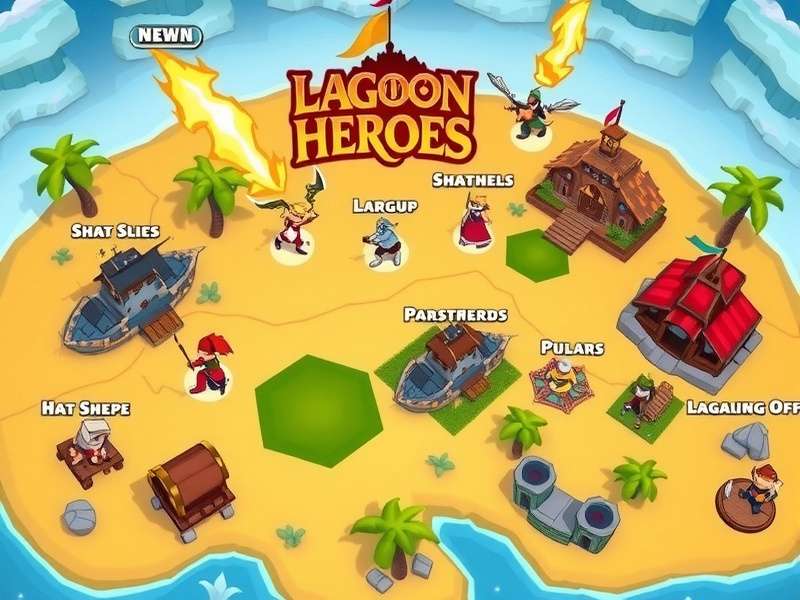 Strategic Battle in Lagoon Heroes Lagoon Heroes Combat Scene