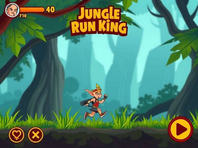Jungle Anise Run King Gameplay Jungle Anise Run King gameplay screenshot showing character running through jungle