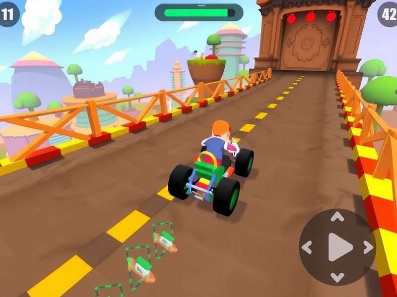 Tint Trot Elite Racer - Main Game Screen Tint Trot Elite Racer Game Interface