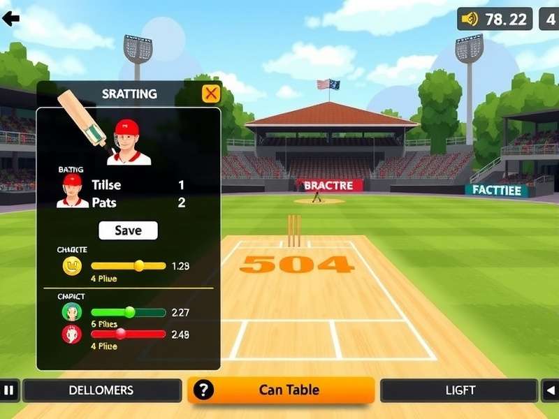 Outfield Outlaw Batting Gameplay Outfield Outlaw gameplay screenshot showing batting interface