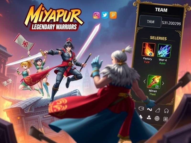 Miyapur Legendary Warriors Main Banner Miyapur Legendary Warriors game banner showing characters in action