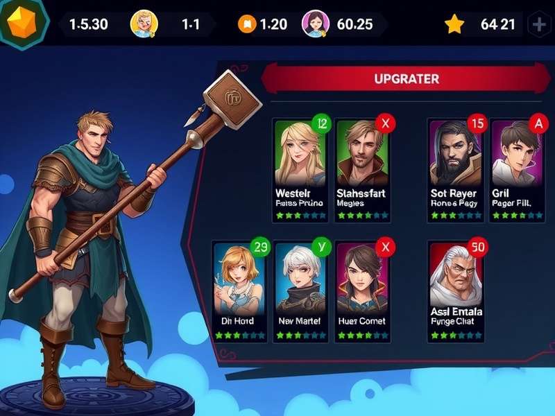 Brave Mace Hero Gameplay Brave Mace Hero gameplay screenshot showing character with mace weapon