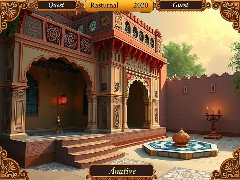 Mystic Rajasthan Fortune Game Environment Mystic Rajasthan Fortune gameplay screenshot showing traditional Rajasthani architecture