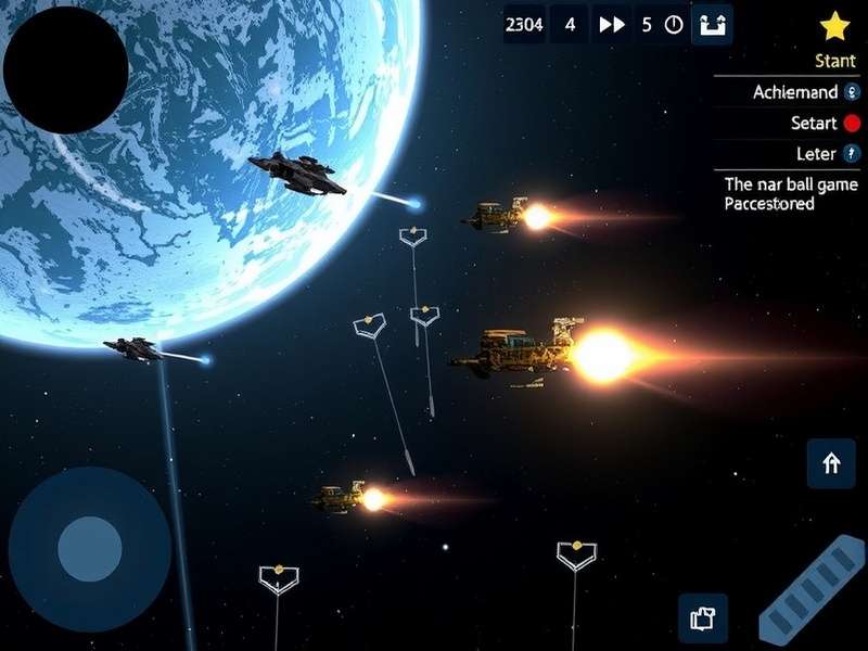 Space Combat Elite gameplay screenshot showing space battle