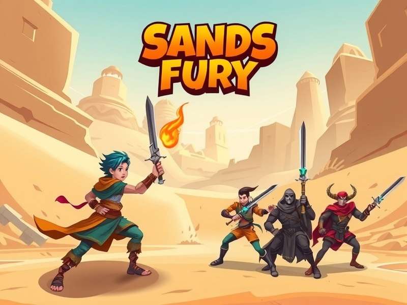 Sands Fury Main Characters Sands Fury character lineup showing main heroes and villains