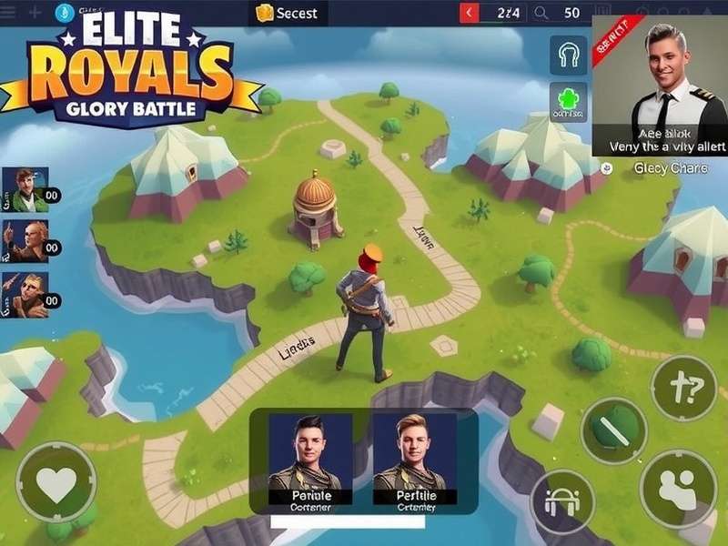 Elite Royals Glory Battle character selection screen