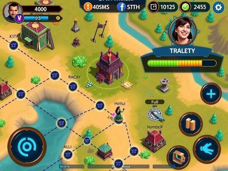 Peaceful Pathfinder India Game Interface