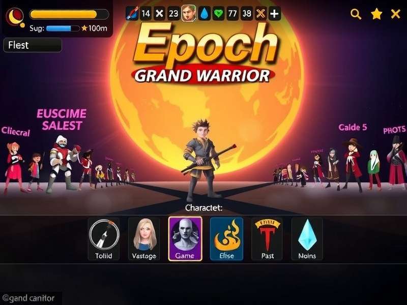 Epoch Grand Warrior Game Interface Epoch Grand Warrior Game Interface