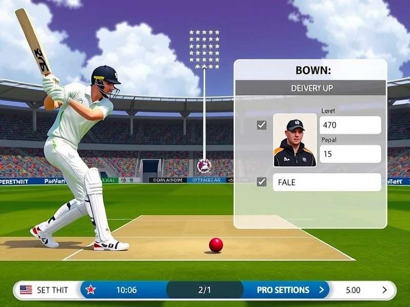 Parra Panthers Fleet Feet Bowling Mechanics Parra Panthers Fleet Feet bowling interface showing delivery selection