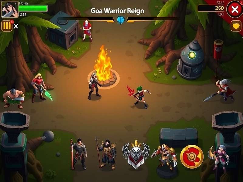 Goa Warrior Reign - Action Gameplay Goa Warrior Reign gameplay screenshot showing combat and environment