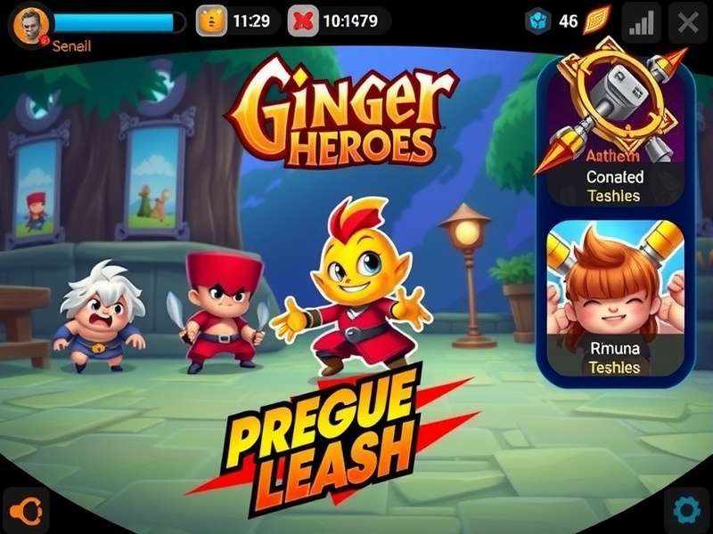 Ginger Heroes Clash Dynamic Gameplay Ginger Heroes Clash gameplay screenshot showing character battles