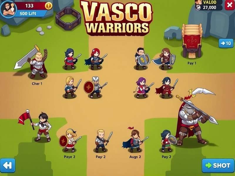 Vasco Warriors Heroic Saga Action Scene Vasco Warriors Heroic Saga gameplay screenshot