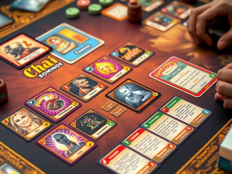 Complete Chai Dominion Divas Game Set Chai Dominion Divas game components and board setup