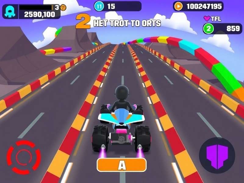 Tint Trot Elite Racer - Mountain Pass Racing Environment Tint Trot Elite Racer Track Design