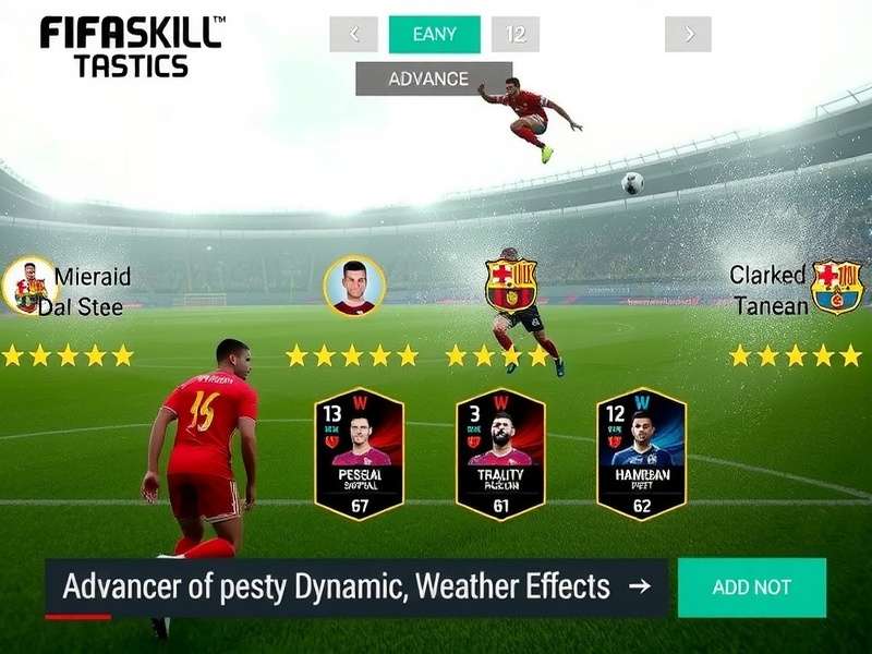 Player Development System in FIFASkill Mastermind FIFASkill Mastermind player development interface