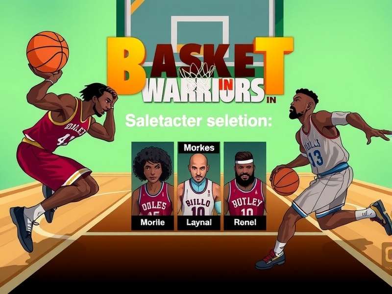 Basket Warriors IN Gameplay Basket Warriors IN gameplay screenshot showing basketball action