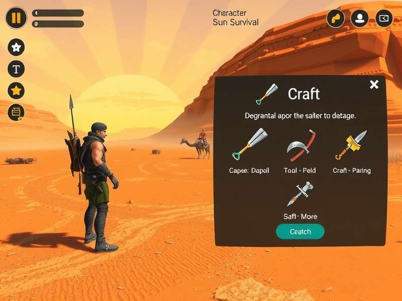 Indian Sun Survival Character Customization Character customization screen in Indian Sun Survival
