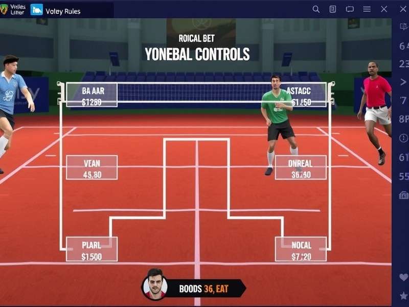 Gameplay Controls - Volley Rulers India Volley Rulers India gameplay controls demonstration