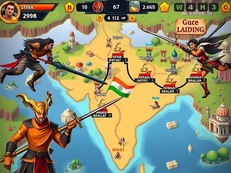 Rajput Warrior - Melee Specialist Rajput Warrior character from Desi Battle Champions