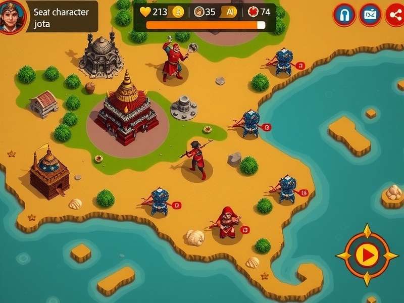 Strategic Map in Maratha Warriors Adventure Maratha Warriors Adventure strategy map view