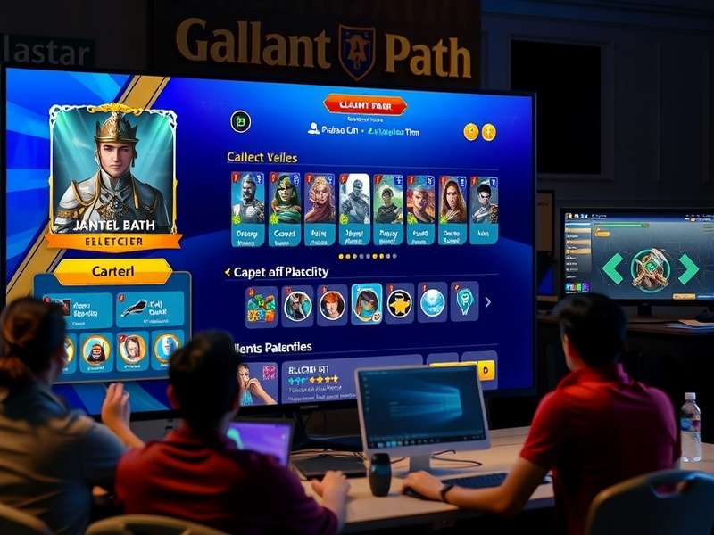 Gallant Path Development Process Gallant Path development team working on game design