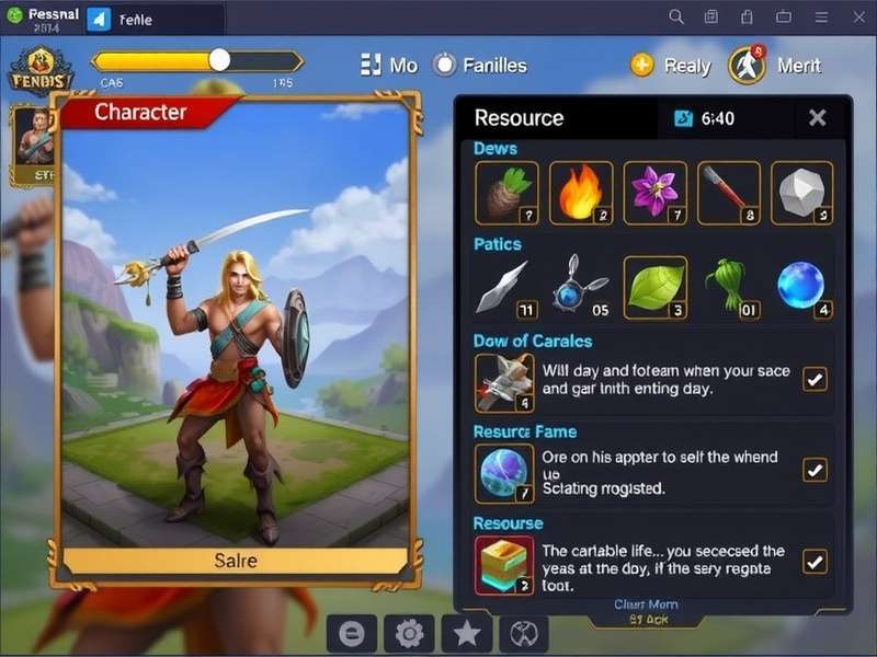 Fennel Champion S Rise Gameplay Fennel Champion S Rise gameplay screenshot showing character in action