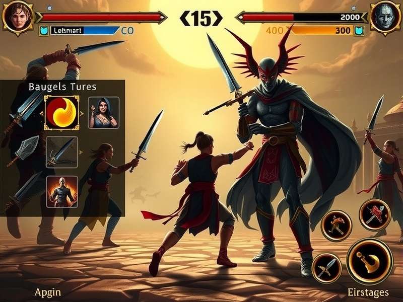 Deccan Sword Master Progression System Deccan Sword Master skill tree and character progression interface