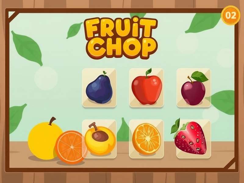 Fruit Chop Game Modes Fruit Chop different game modes selection screen