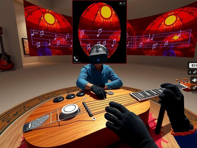 Raga Explorer VR Haptic Technology Raga Explorer VR haptic feedback gloves and controller