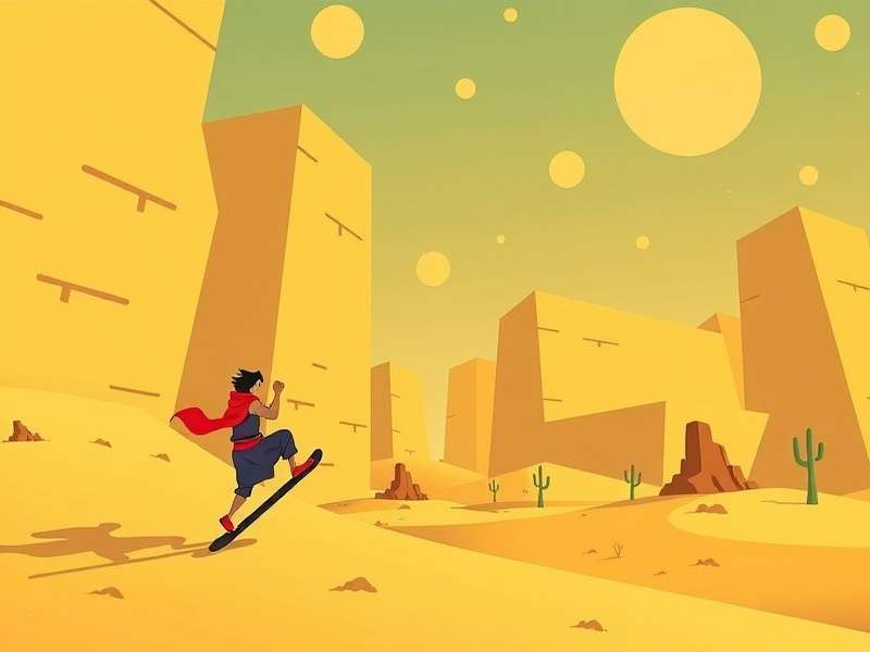 Alto S Endless Sands Gameplay Alto S Endless Sands gameplay screenshot showing desert landscape